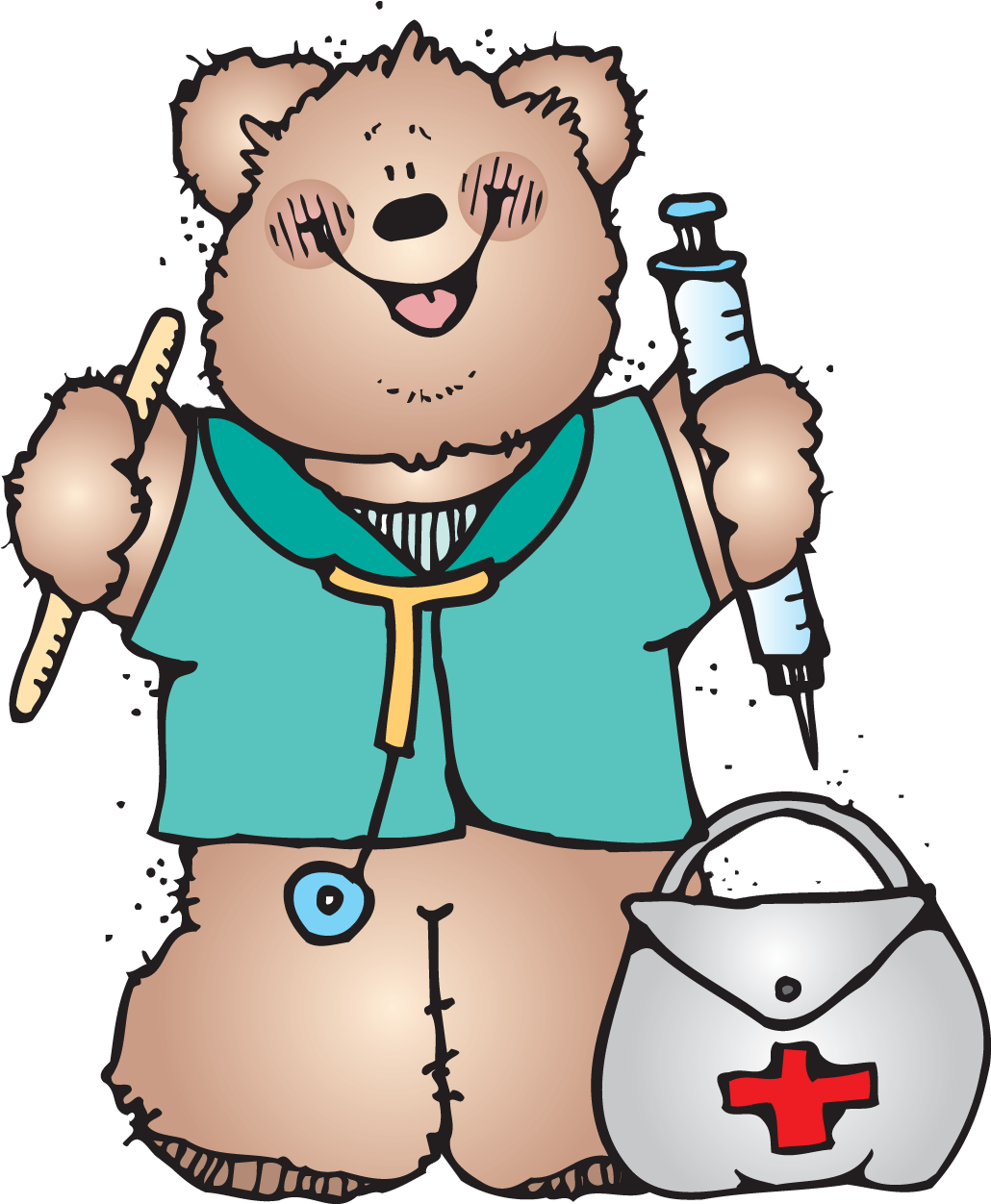 Nurse Clipart Community Worker - Png Download (1050x1350), Png Download