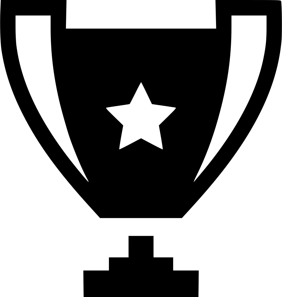 Trophy Cup Gold Silver Prize Svg Png Icon Free Download - Success Trophy Icon Clipart (932x980), Png Download