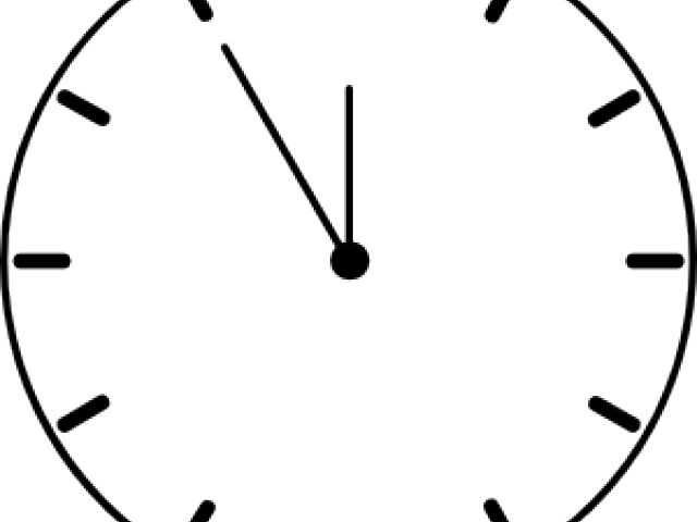 Free Clock Vector - Animated Clock Gif Png Clipart (640x480), Png Download