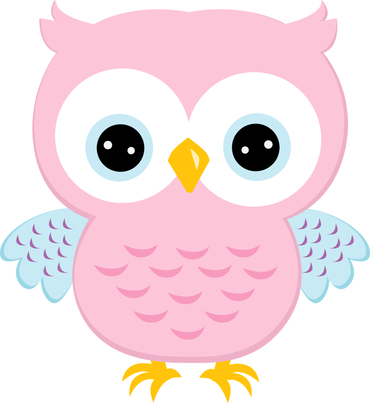 Cherry Clipart - Owl Pink - Png Download (1292x1408), Png Download