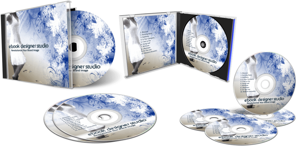 Cd Cover In 3d Clipart (1000x511), Png Download