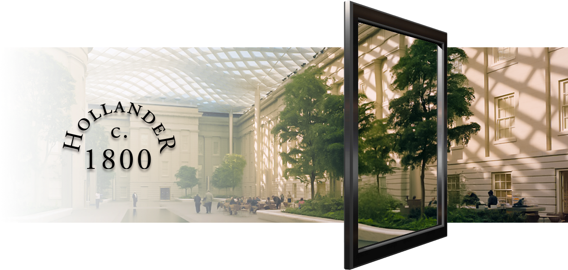 Any Glass Smaller Than 16"x16" May Not Show The Distortion - National Portrait Gallery Courtyard Clipart (1217x600), Png Download