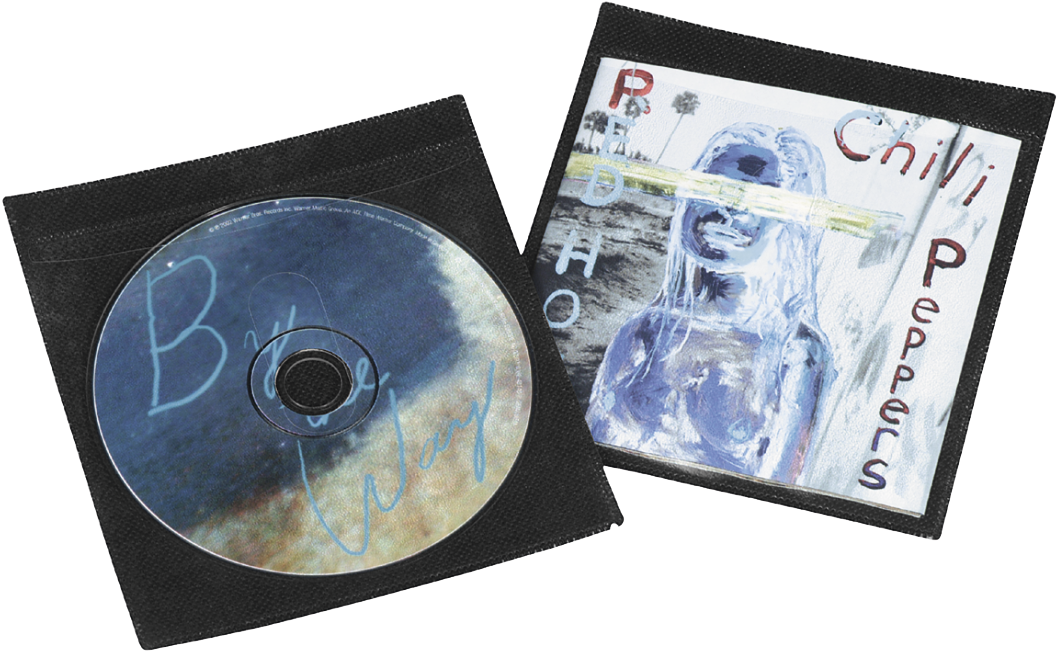 Cd/dvd Protective Sleeves 25, Black Clipart (1057x651), Png Download