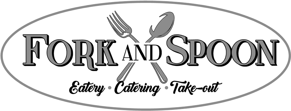Spoon And Fork Eatery Logo Clipart (1000x400), Png Download