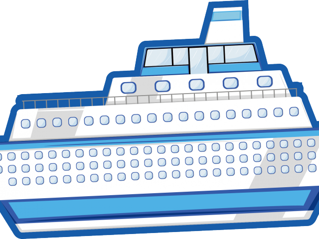 Cruise Ship Clipart Drawing - Png Download (640x480), Png Download