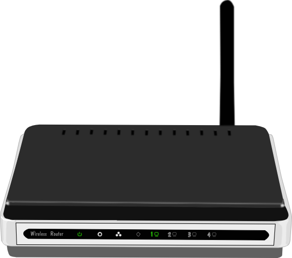 Small - Router Clipart - Png Download (600x530), Png Download
