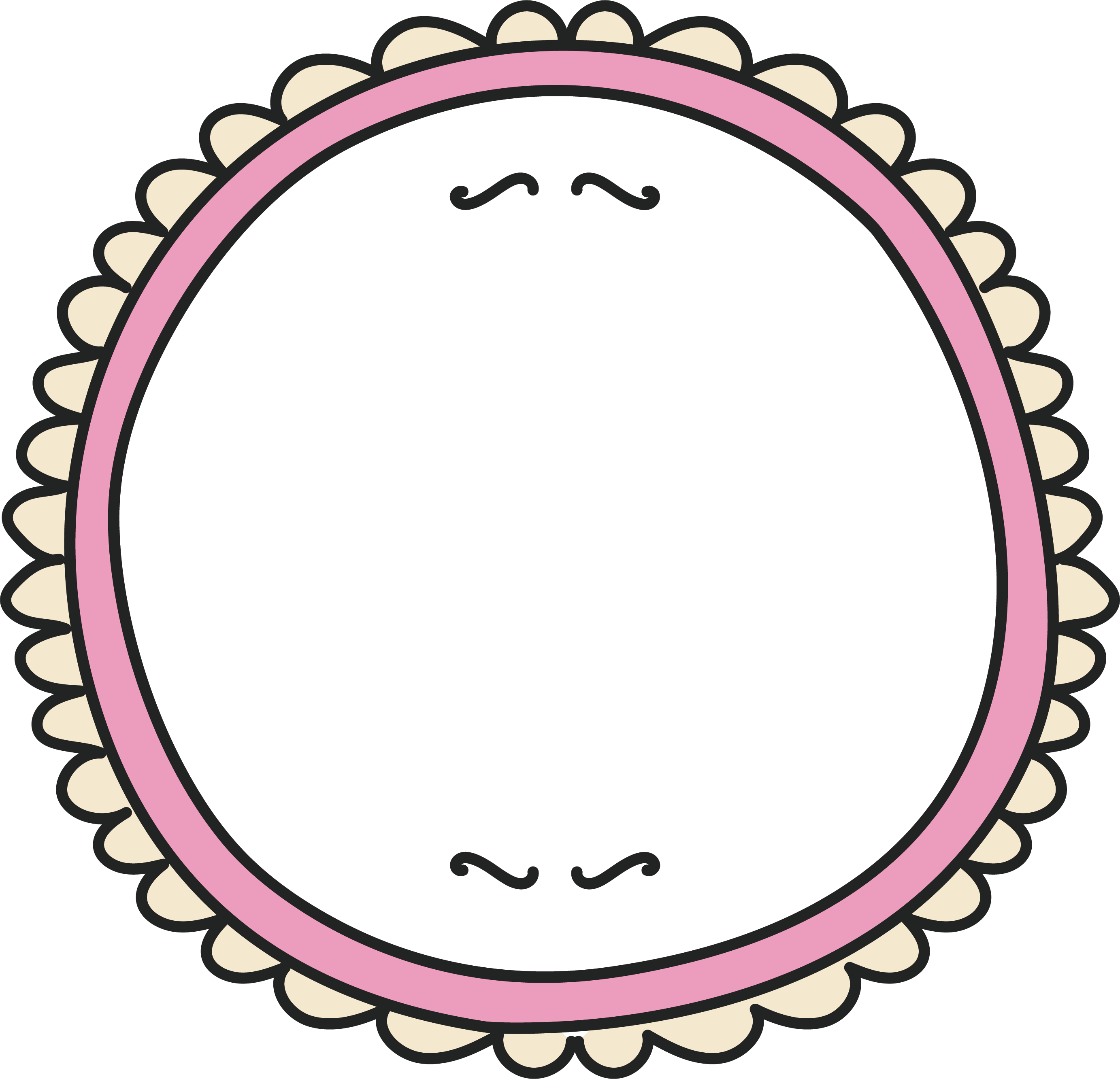 Picture Free Library Tag Veteran Clip Art Wave Lace - Png Download (2766x2666), Png Download