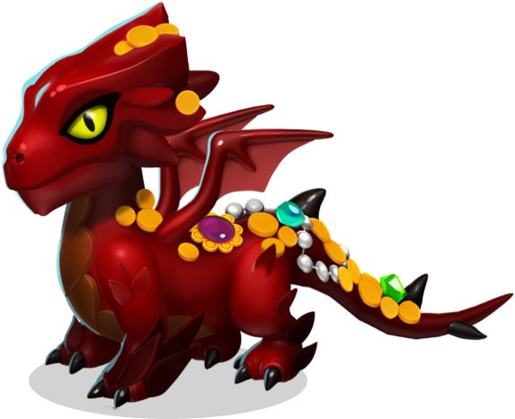 Treasure Dragon Baby Clipart (824x824), Png Download