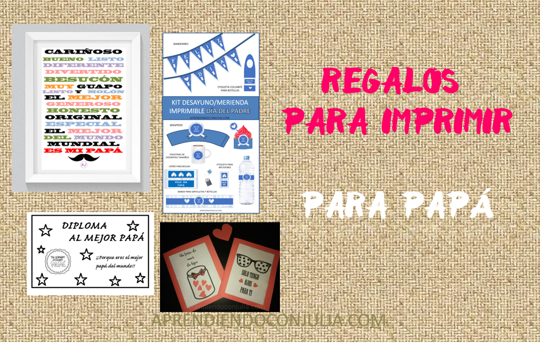 Lámina Imprimible Para El Día Del Padre Y Otros Regalos Clipart (1063x676), Png Download