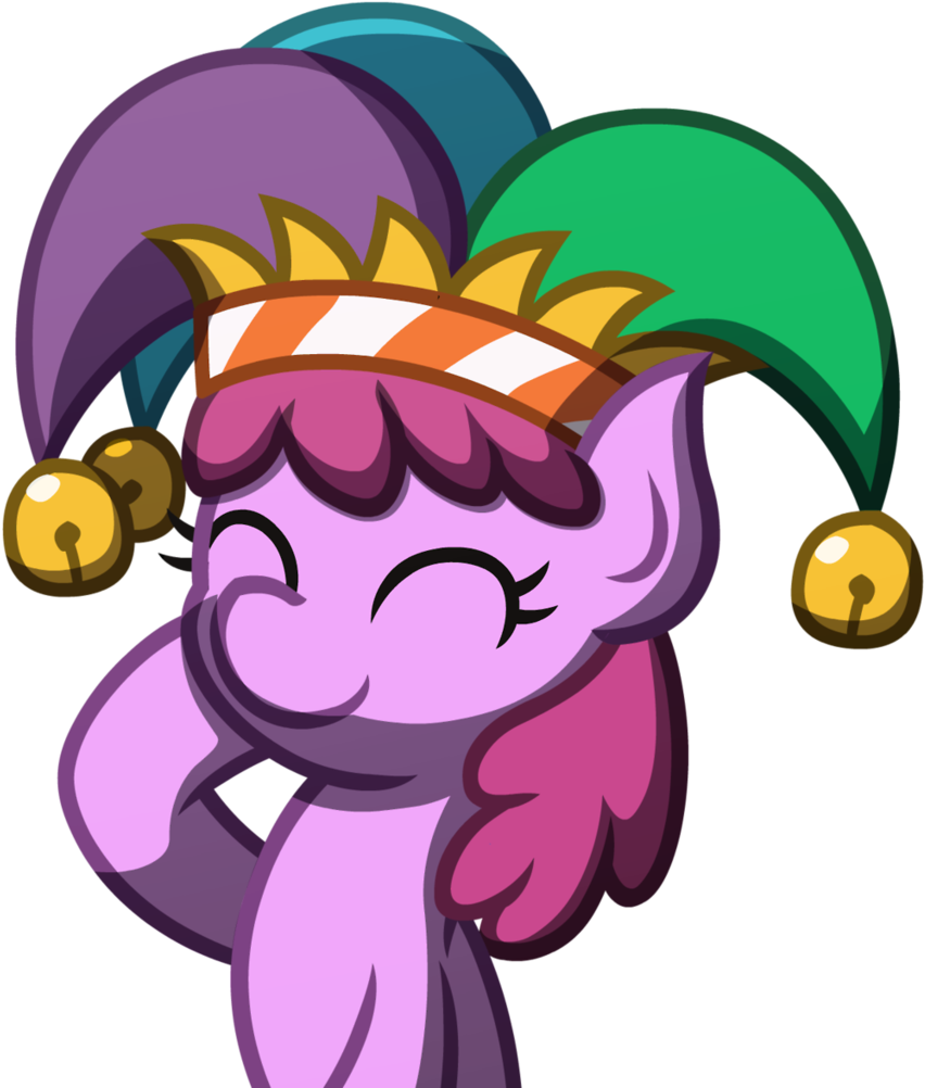 Redenchilada, Berry Punch, Berryshine, Cute, Hat, Jester - Cartoon Clipart (1092x1024), Png Download