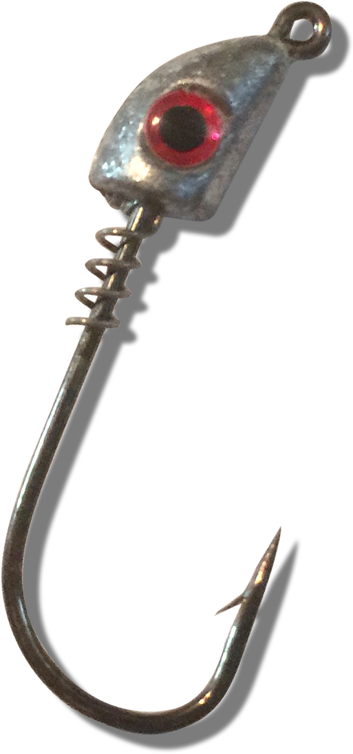 “bullseye” Lock In Screw Jig Head - Jig Head Cork Screw Clipart (1200x1200), Png Download