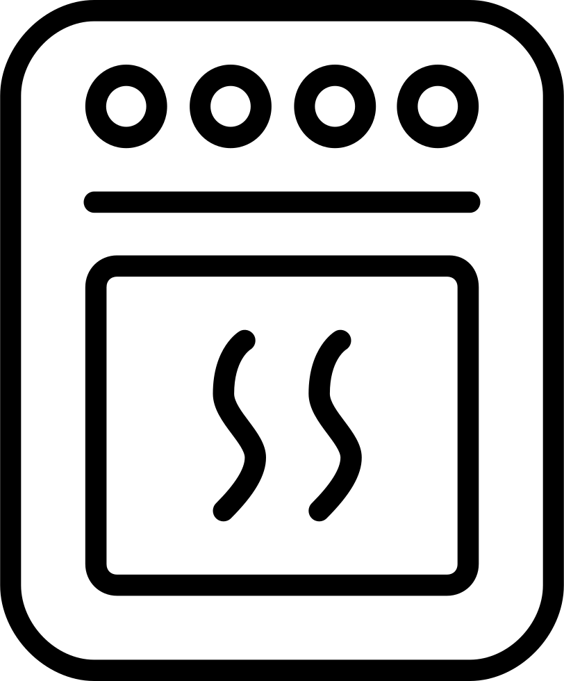 Png File Svg - Oven Png Icon Clipart (812x980), Png Download
