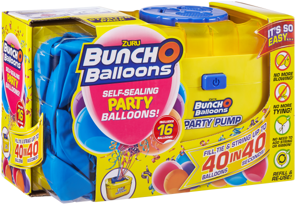Bunch O Balloons Self Sealing Party Balloons Coming Clipart (630x630), Png Download