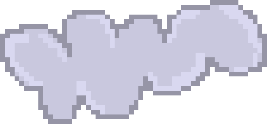 Cloudy - 8 Bit Pokemon Potion Clipart (992x464), Png Download