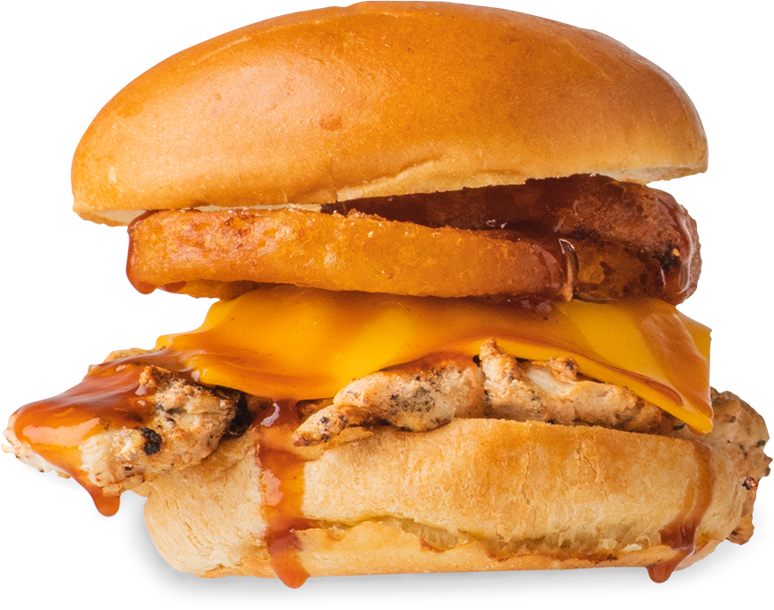 Grilled Chicken Breast, Served With Lettuce, Tomato, - Cheeseburger Clipart (875x690), Png Download