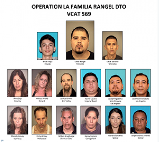15 Arrested In $10,000,000 “operation La Familia” Drug - Sinaloa Cartel Ventura County Clipart (800x500), Png Download