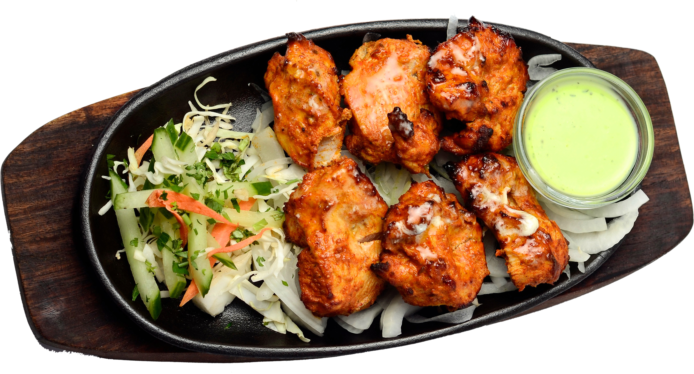 Freshly Grilled Peri Peri - Transparent Chicken Tikka Png Clipart (2401x1294), Png Download