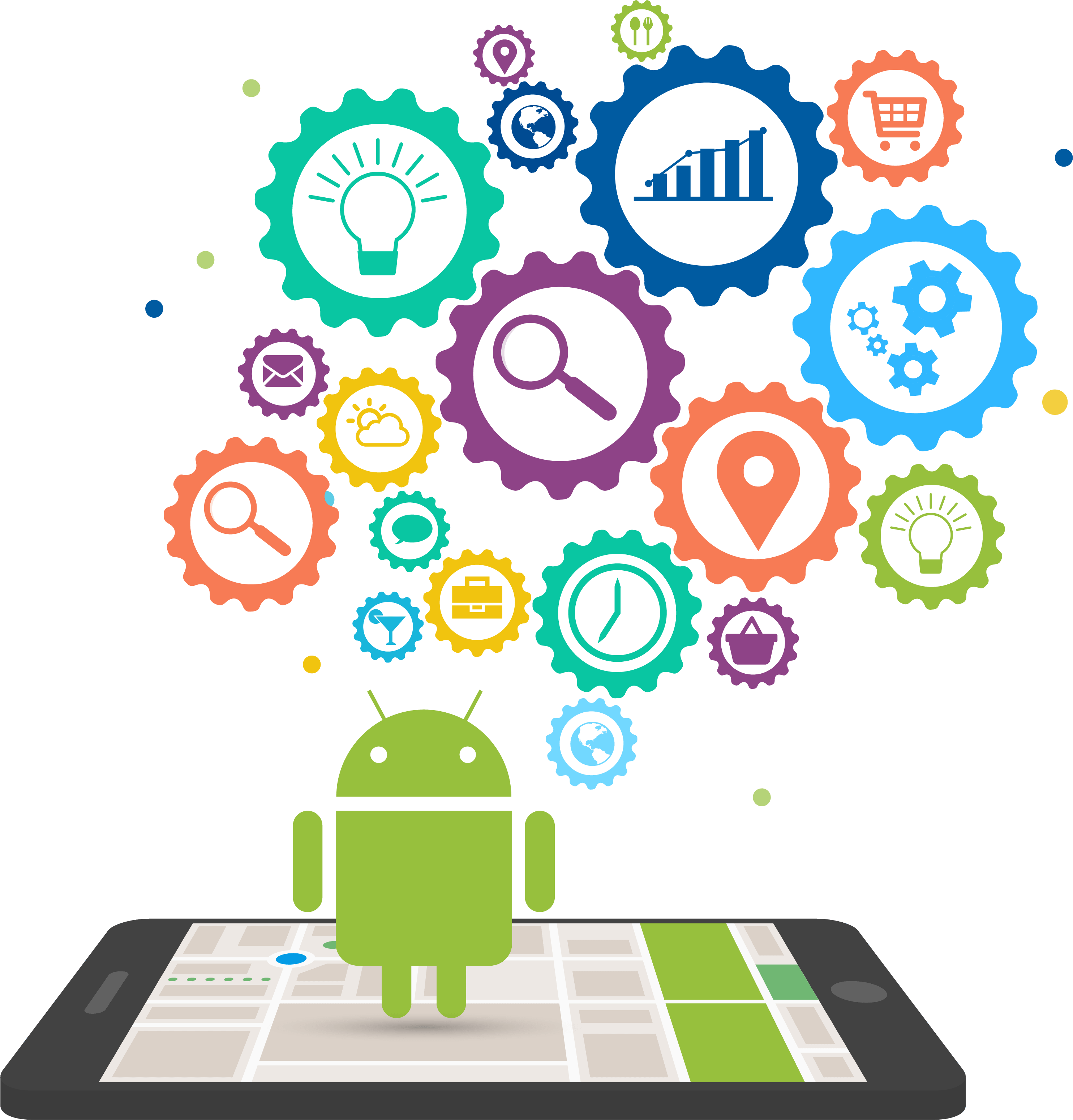 Android App Development Mobile Graphics Designs Clipart Large Size Png Image Pikpng
