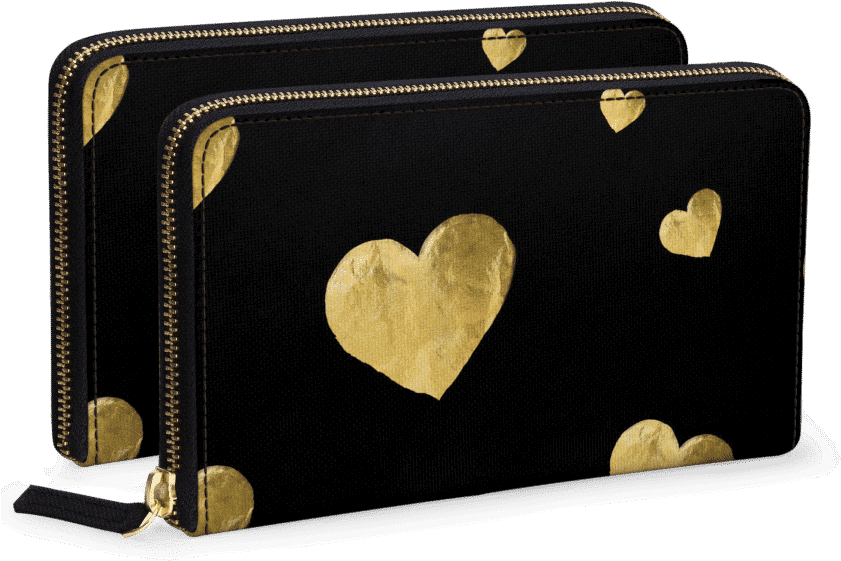 Dailyobjects Floating Hearts Women's Classic Wallet - Wallet Clipart (900x900), Png Download