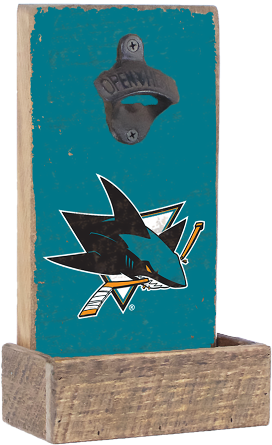 San Jose Sharks Bottle Opener - San Jose Sharks Clipart (542x888), Png Download
