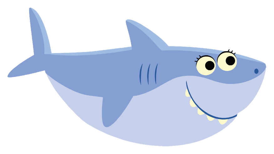 Simply Click On The Image Above, And Download The Baby - Baby Shark Super Simple Clipart (875x493), Png Download