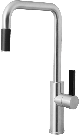 Black Chrome Kitchen Mixer Tap Australia Clipart (600x600), Png Download