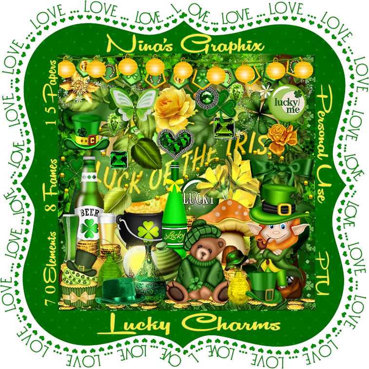 New "lucky Charms" Kit ** Clipart (757x756), Png Download