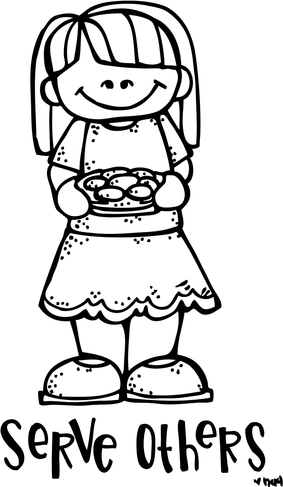 Coloring Pages Lds Sunbeams - Can Serve Others Coloring Page Clipart (938x1600), Png Download