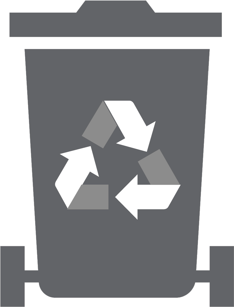 Wheelie Bin Recycle Clipart (1109x1205), Png Download