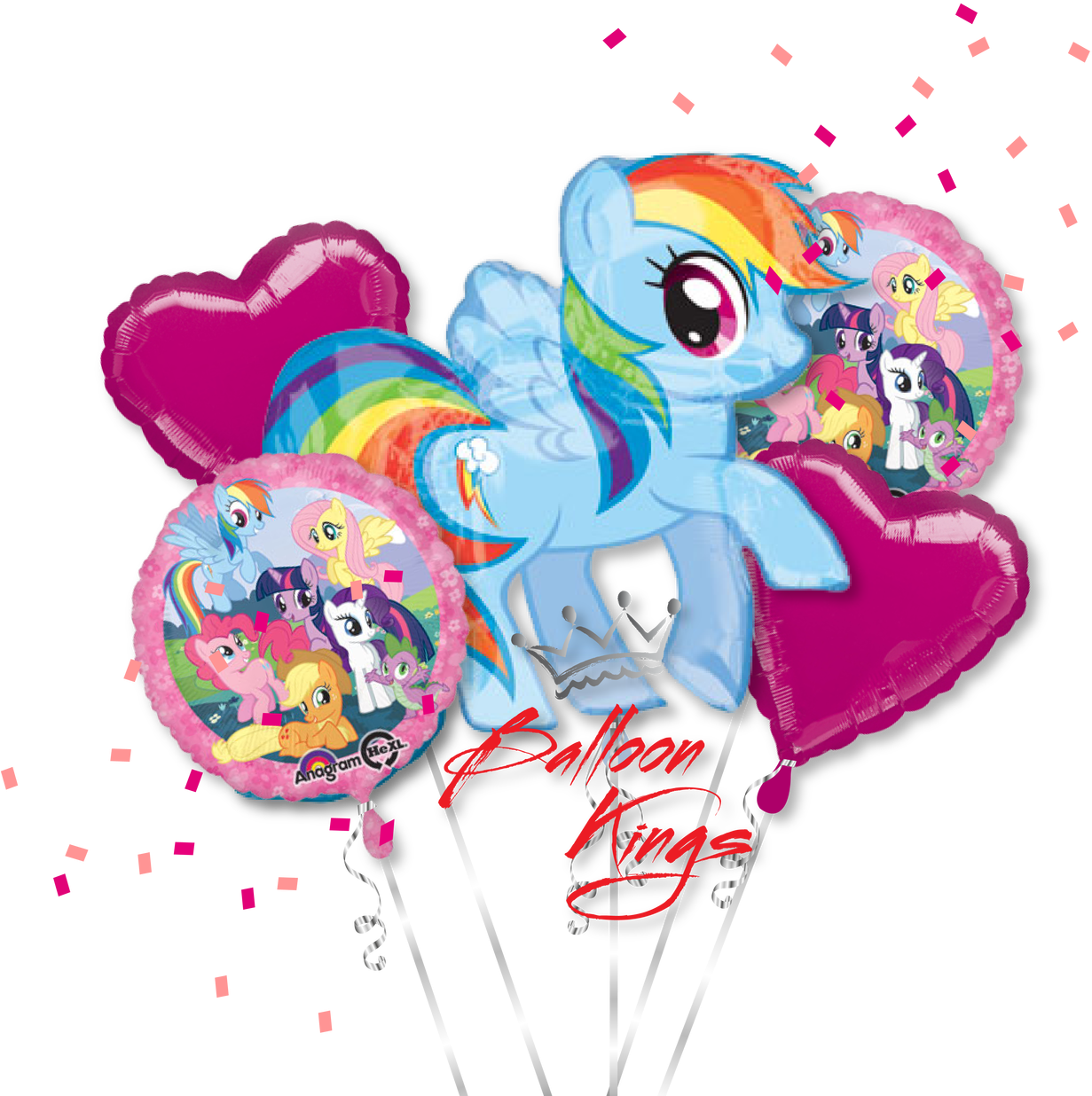 My Little Pony Bouquet Clipart (1280x1280), Png Download