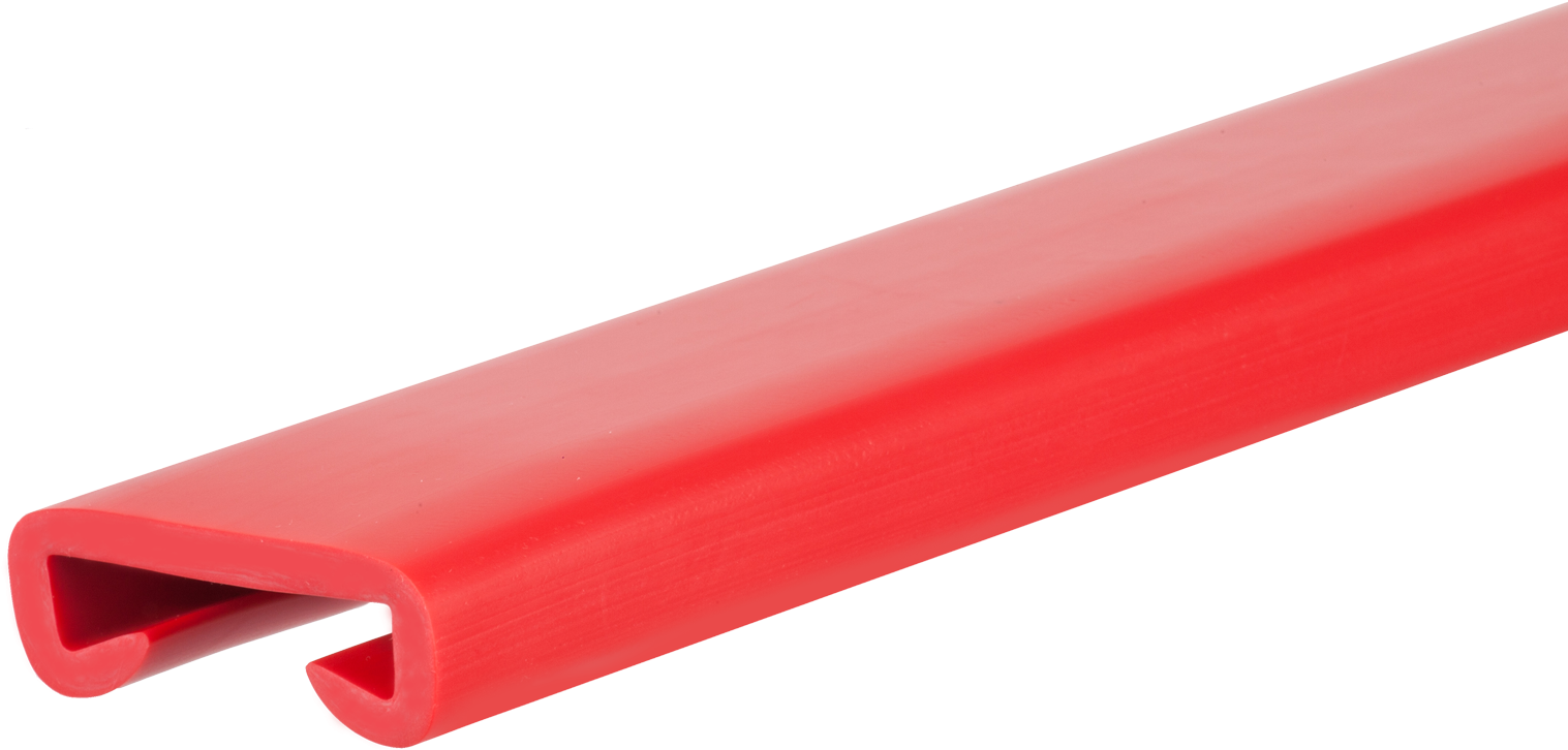 Pvc Handrail Premium, Railing 40x8mm Red Clipart (2000x1334), Png Download