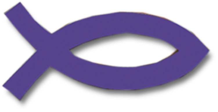 Body Stickers Jesus Fish 1000 Ct - Lavender Clipart (750x750), Png Download