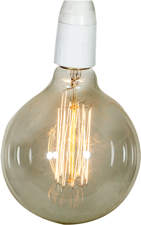 Edison Globes - Lamp Clipart (1000x593), Png Download