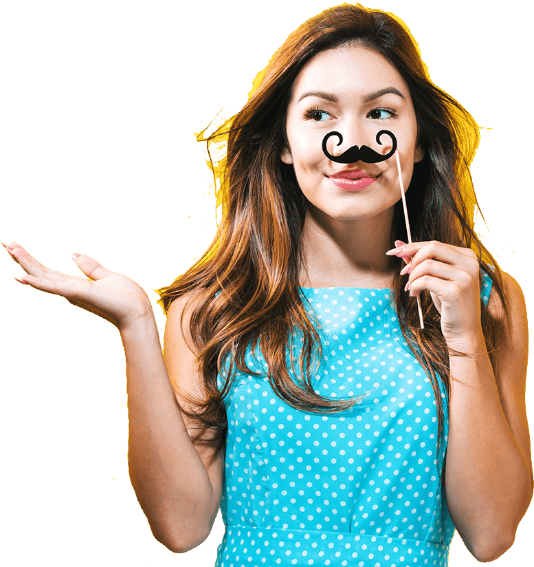 $289 Photo Booth Rental - Girl Clipart (1070x894), Png Download