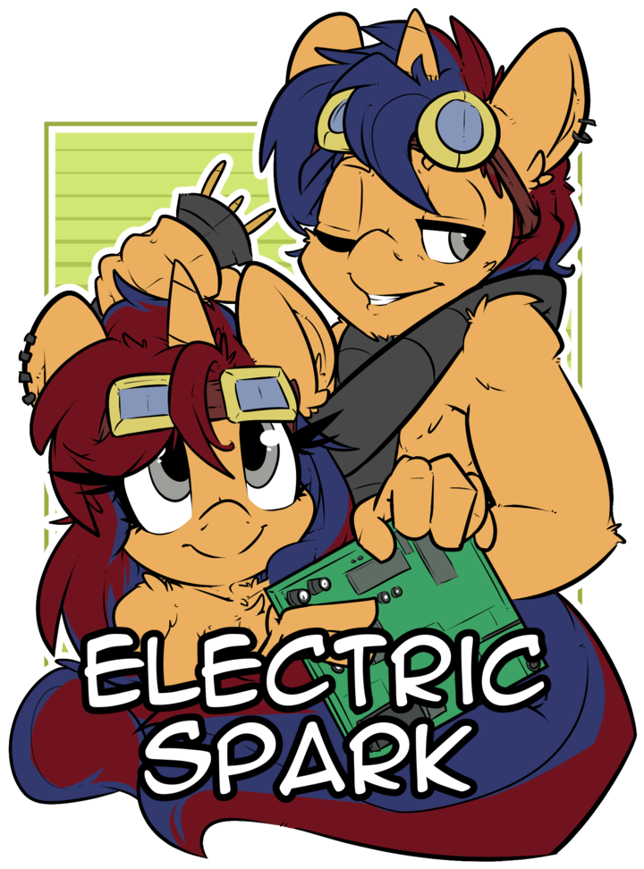 Comments - Mlp Oc Sweet Voltage Clipart (896x1024), Png Download