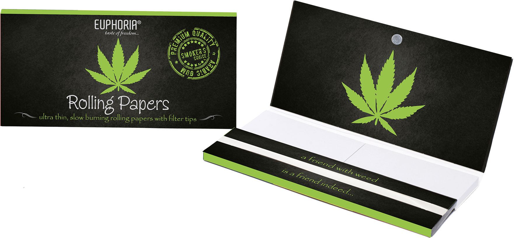 Euphoria Rolling Papers - Maple Leaf Clipart (1761x816), Png Download