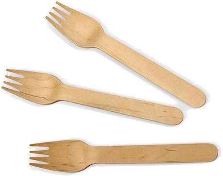 Plantation Birch Wooden Forks - Fork Clipart (561x561), Png Download