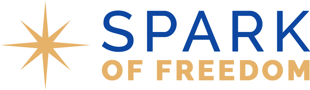 Spark Of Freedom Foundation - Electric Blue Clipart (1200x397), Png Download