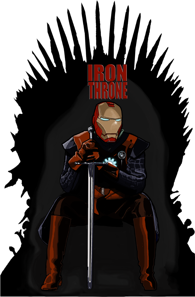 Iron Throne Png - Stark Iron Man Game Of Thrones Clipart (716x1040), Png Download