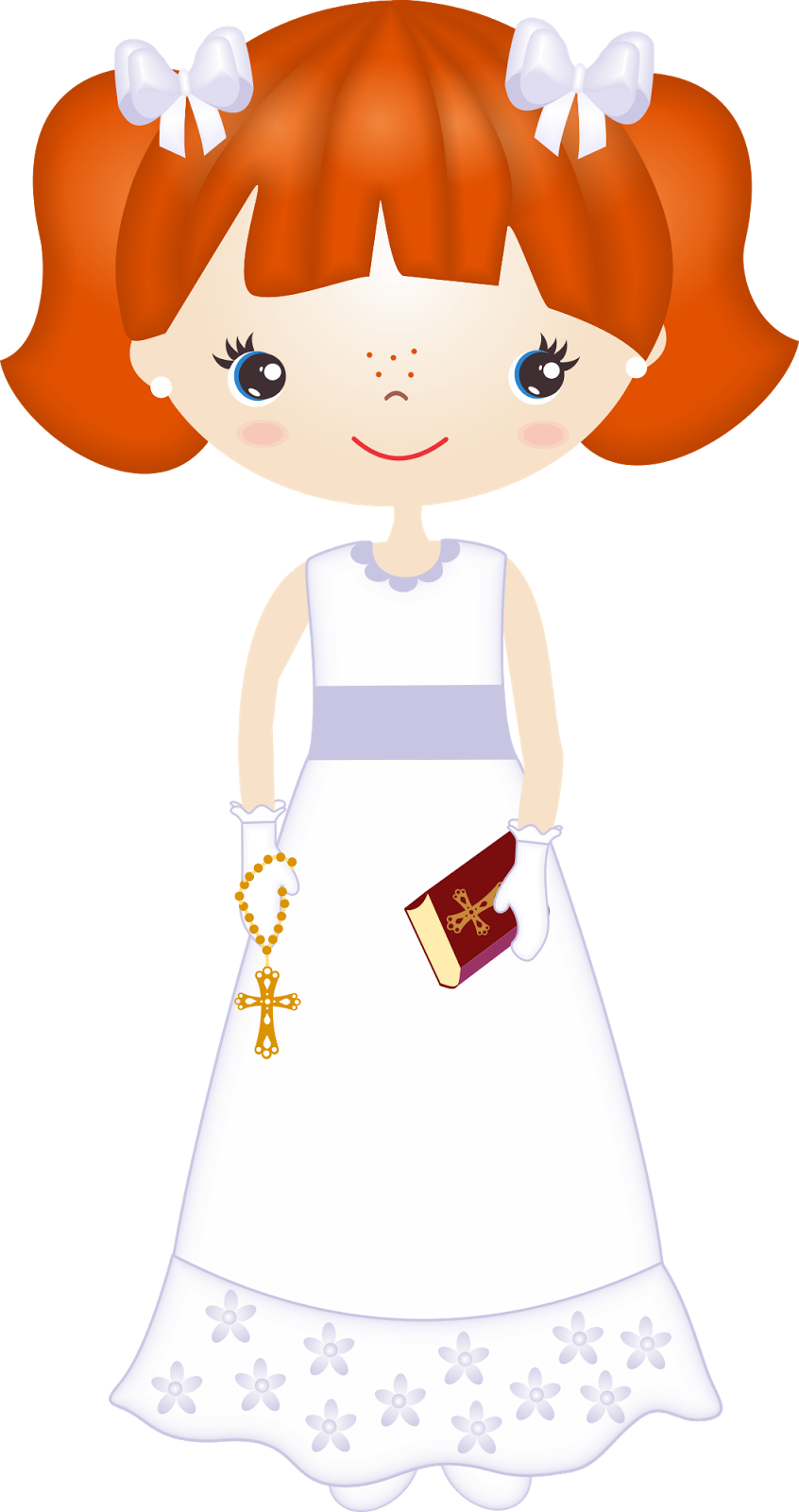 First Communion Girls Firstmunion Clip Art Oh My - Tarjetas De Comunion Nenas - Png Download (846x1600), Png Download