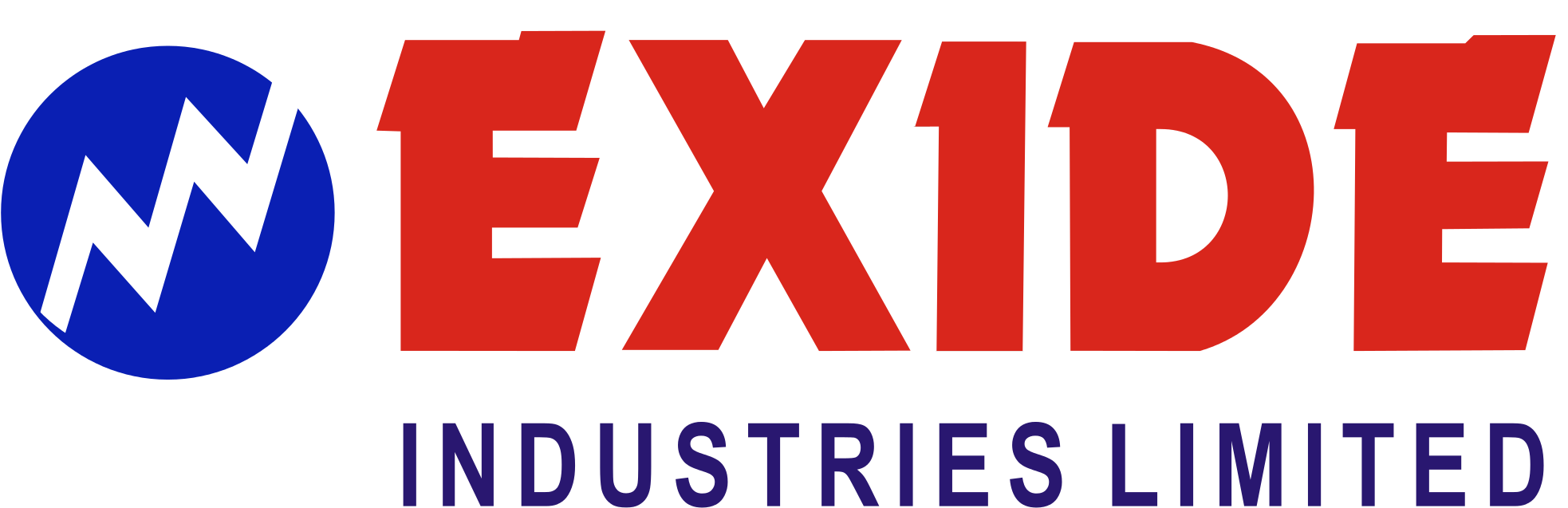 Exide Logo - Exide Battery Logo Png Clipart (2000x643), Png Download