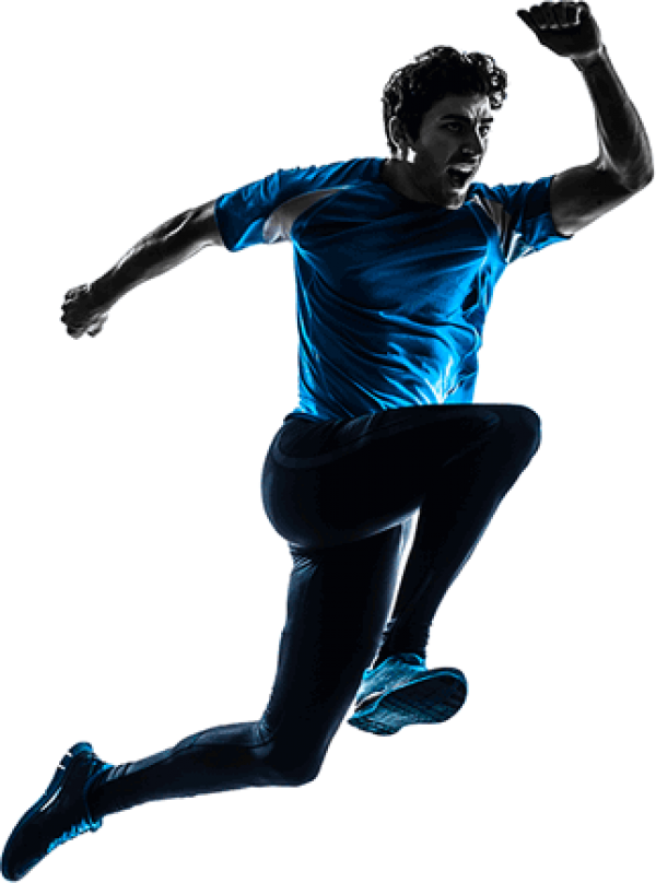 Running Man Png Free Download Clipart (600x808), Png Download