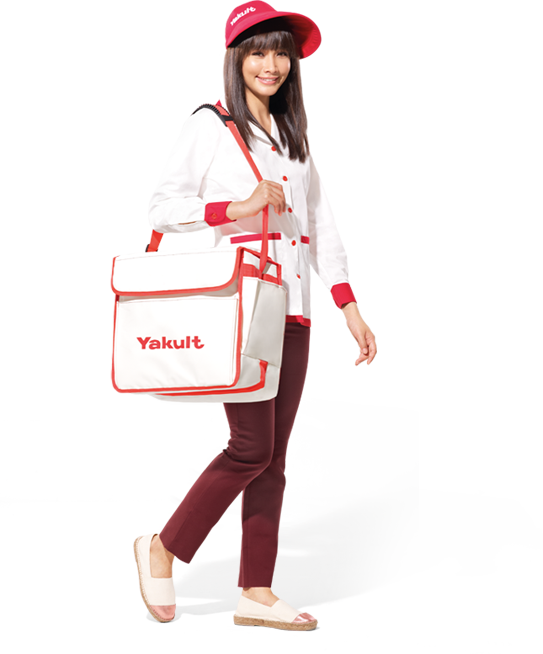 Yakult Lady 1 - Yakult Lady Clipart (543x654), Png Download