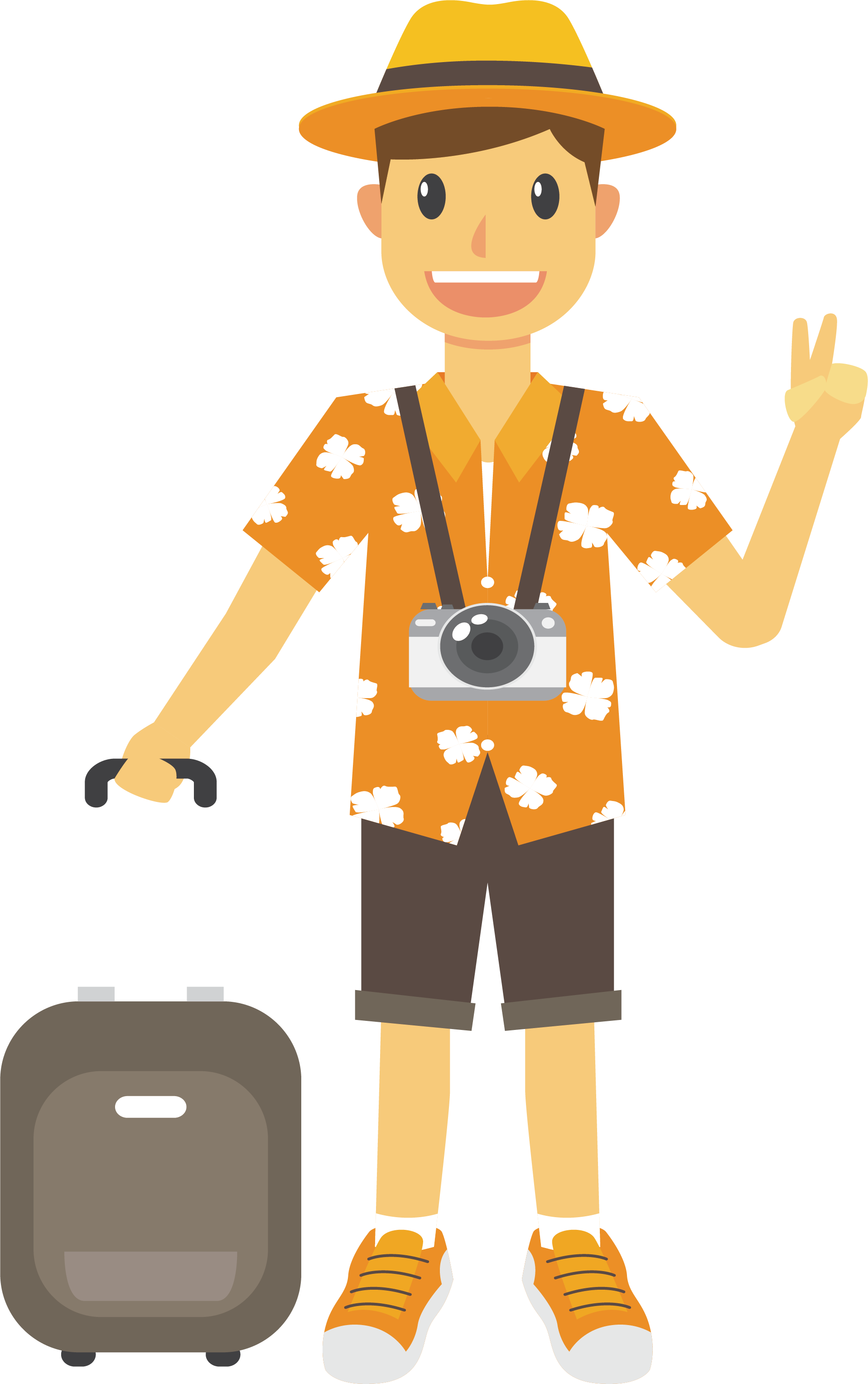 Download Tourism Euclidean Vector Clip Art - Tourist Clipart Png
