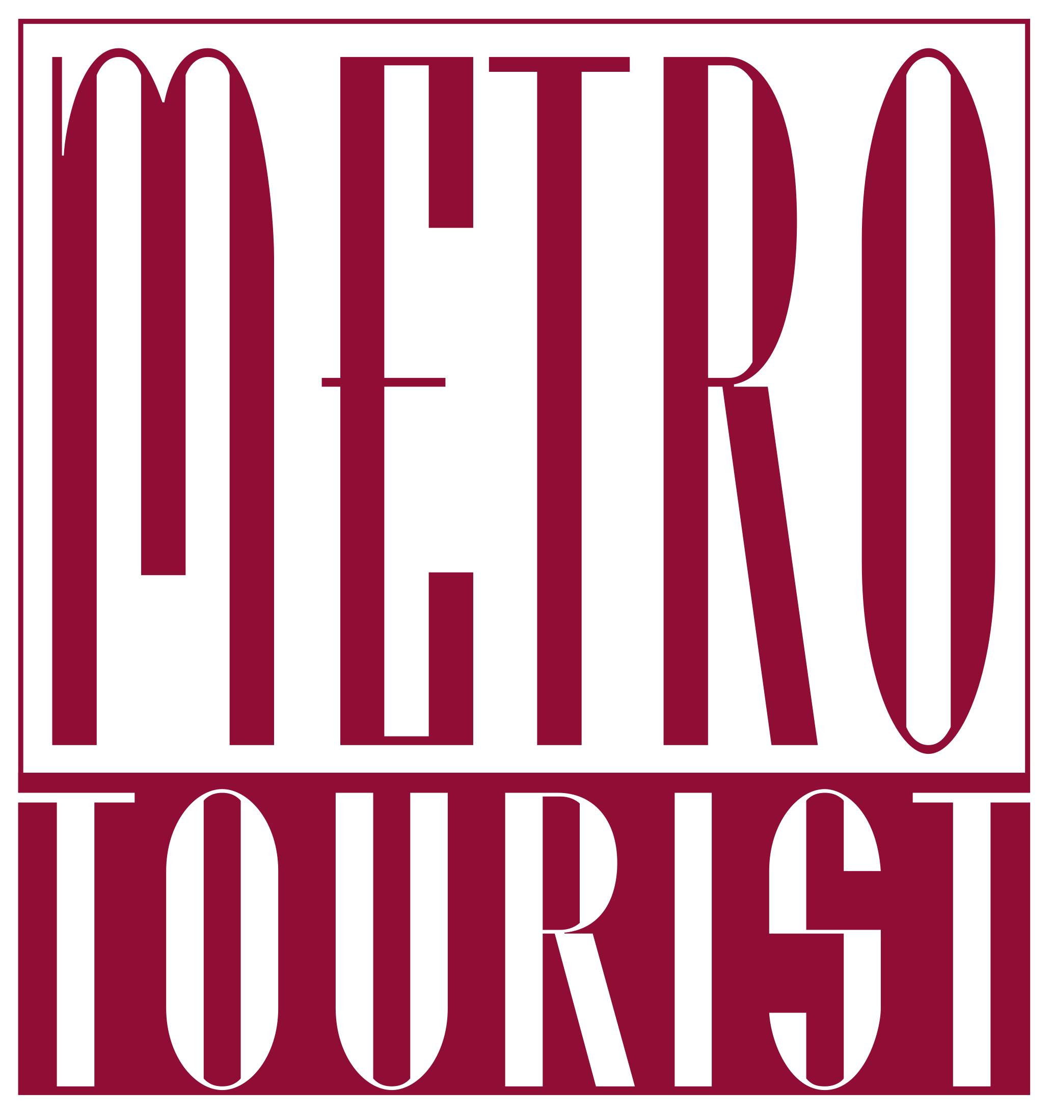 Metro Tourist Logo Png Transparent Clipart (2400x2400), Png Download