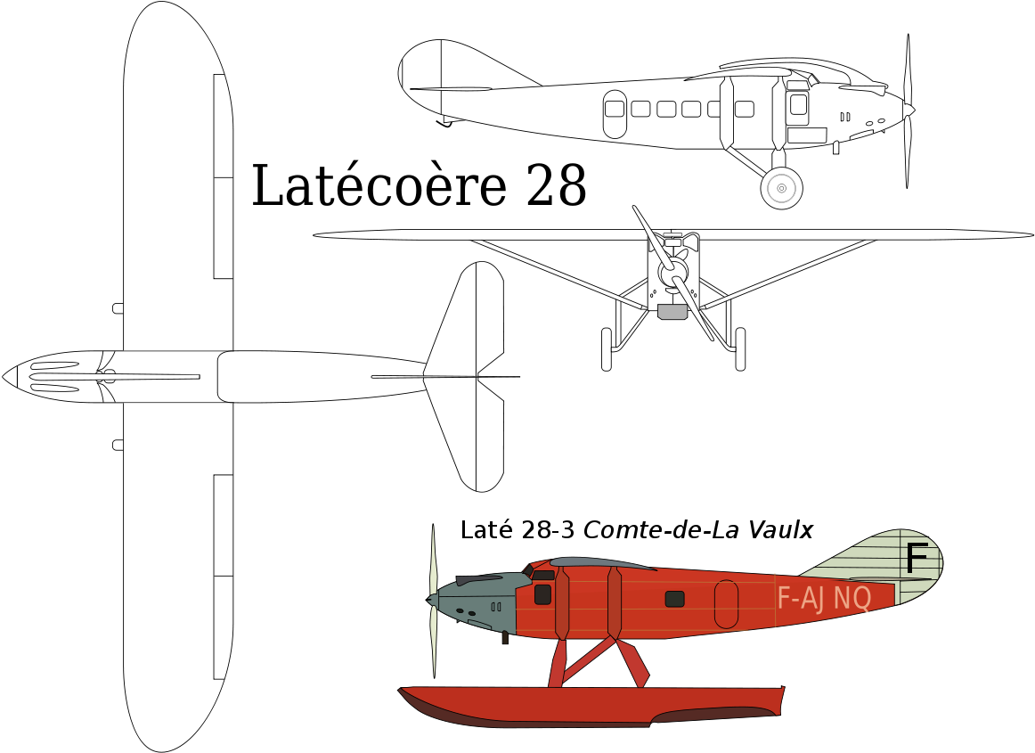 1200 X 892 11 - Latecoere 28 Clipart (1200x892), Png Download