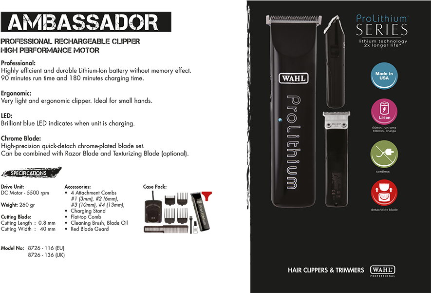 Wahl Professional Clippers & Trimmers - Gadget - Png Download (955x600), Png Download