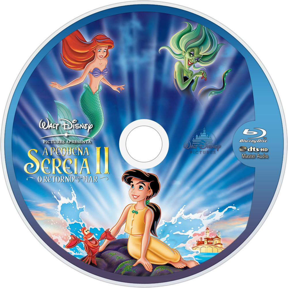 The Little Mermaid Ii - Little Mermaid Ii Return To The Sea Disc 1 Clipart (1000x1000), Png Download