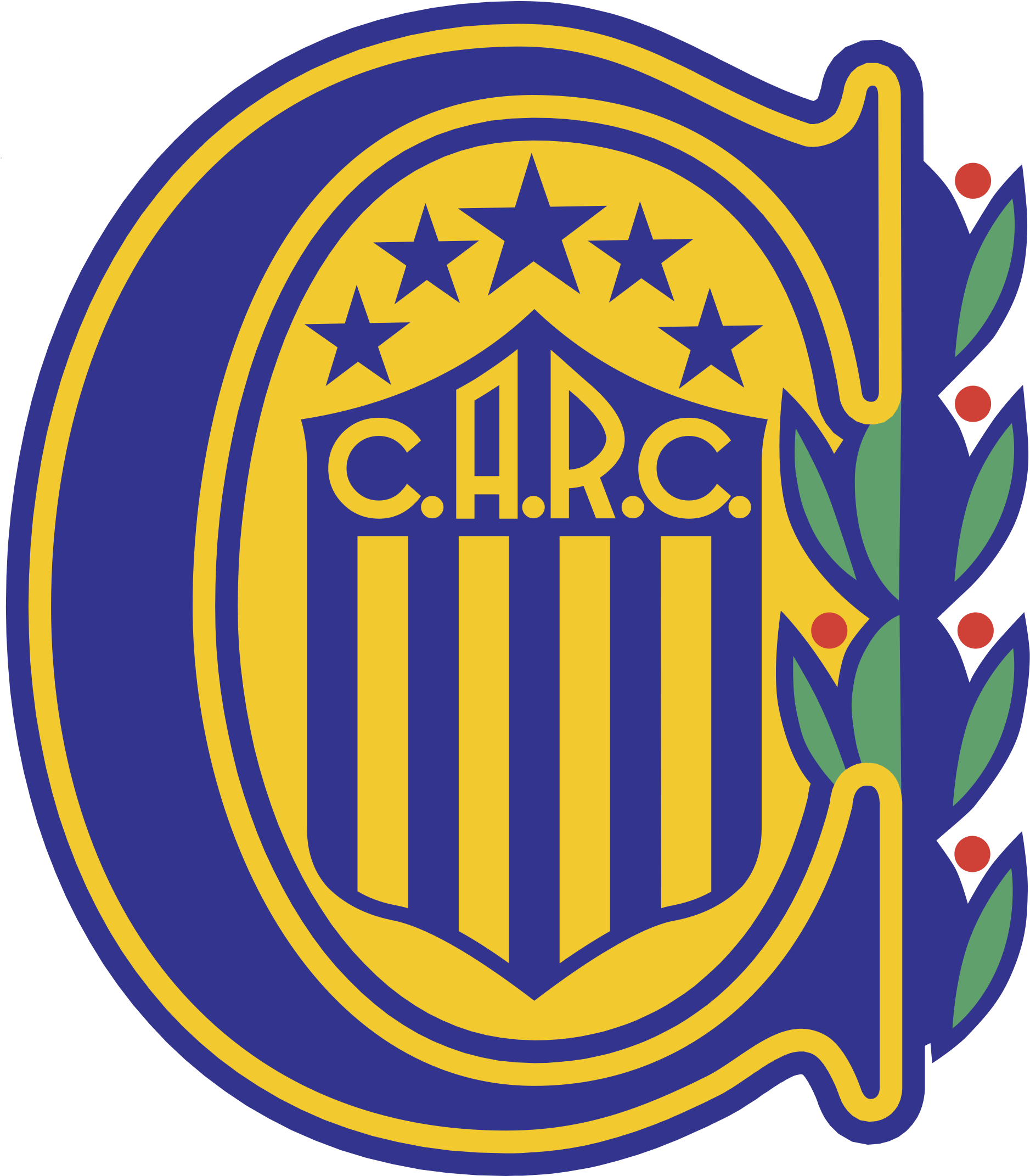 Rosario Central Logo Png Transparent Clipart (2400x2400), Png Download