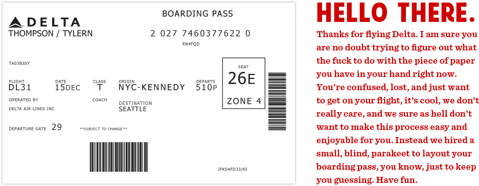 Boarding Pass / Fail Clipart (960x374), Png Download